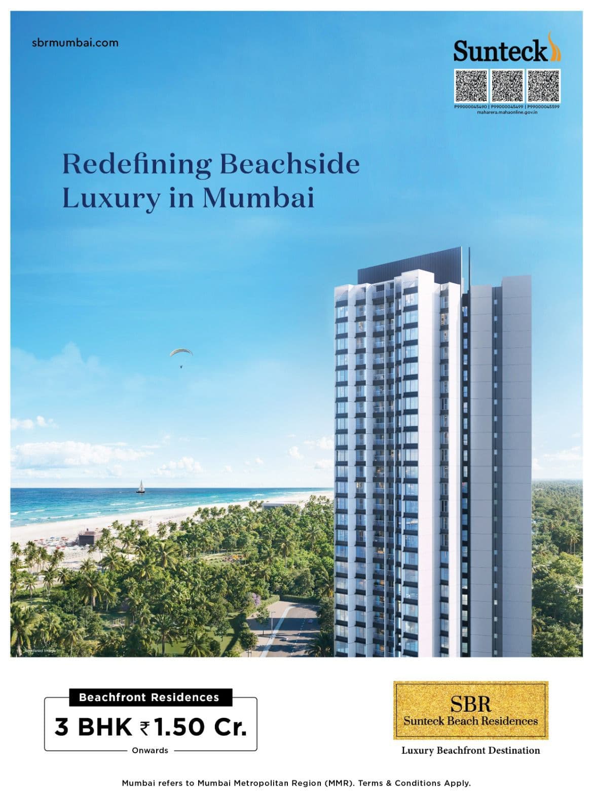 2 BHK Sunteck Beach Residences (SBR), Vasai West - Photo 1