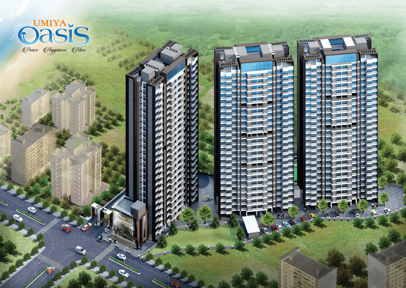 2 BHK Umiya Oasis, Hatkesh, Mira Road East, Mira Bhayandar — ₹92 L+