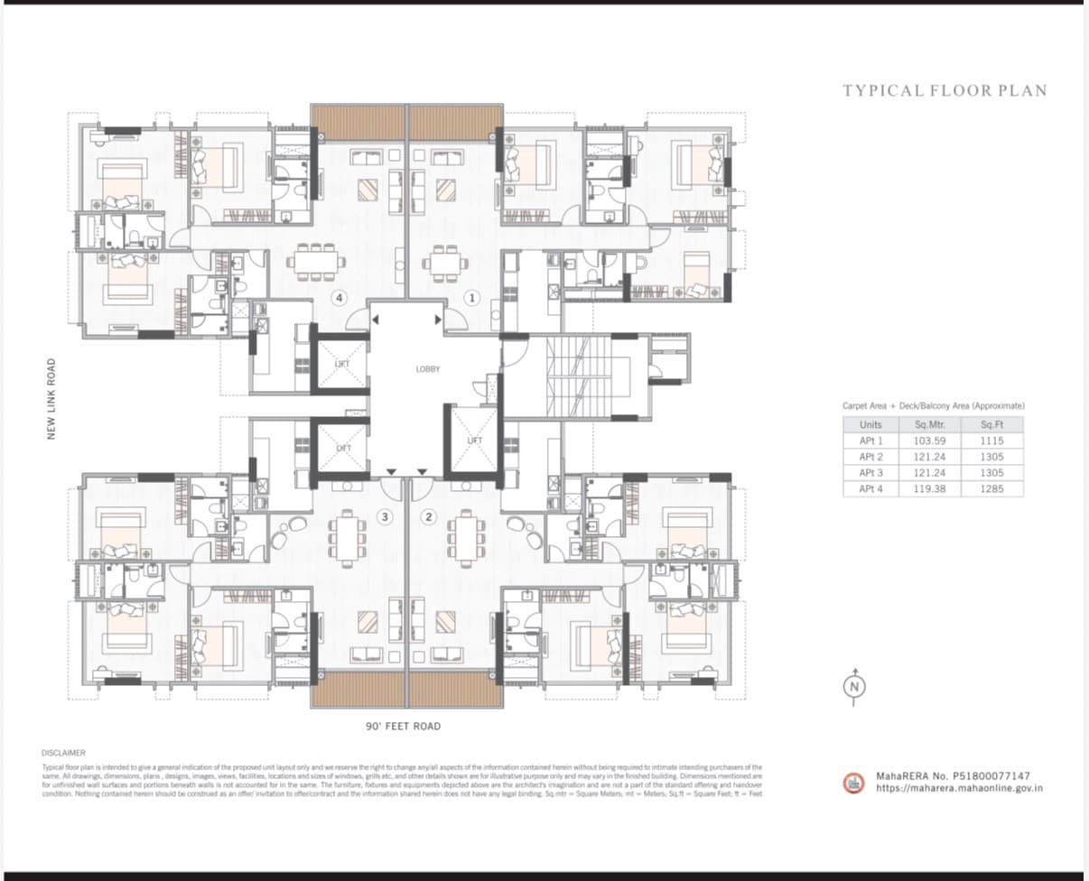 3 BHK Esquina Private Residence, Lokhandwala, Andheri West — 5.14 Cr onwards