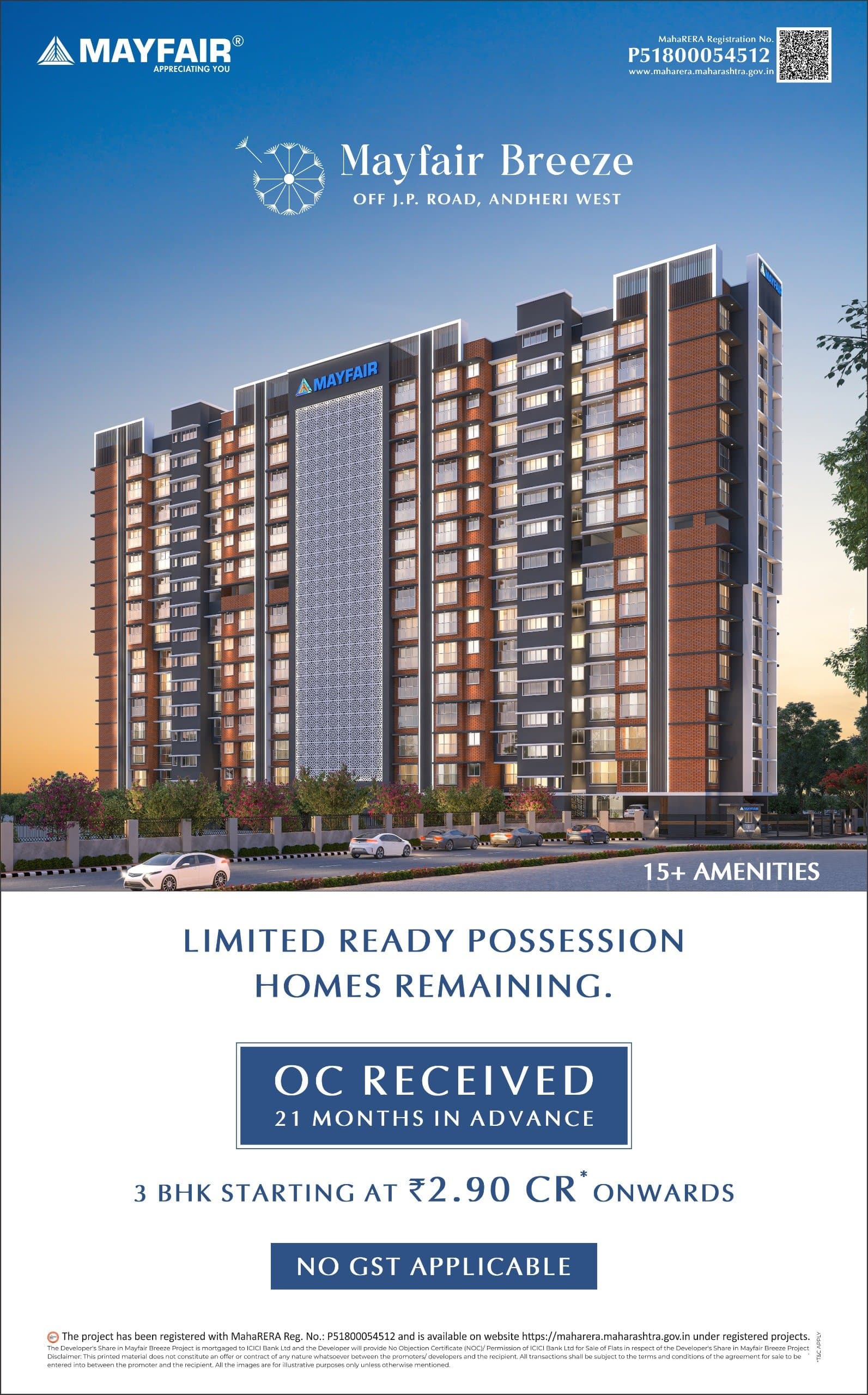 2 BHK Mayfair Breeze, Amboli, Andheri West, Mumbai - Photo 1