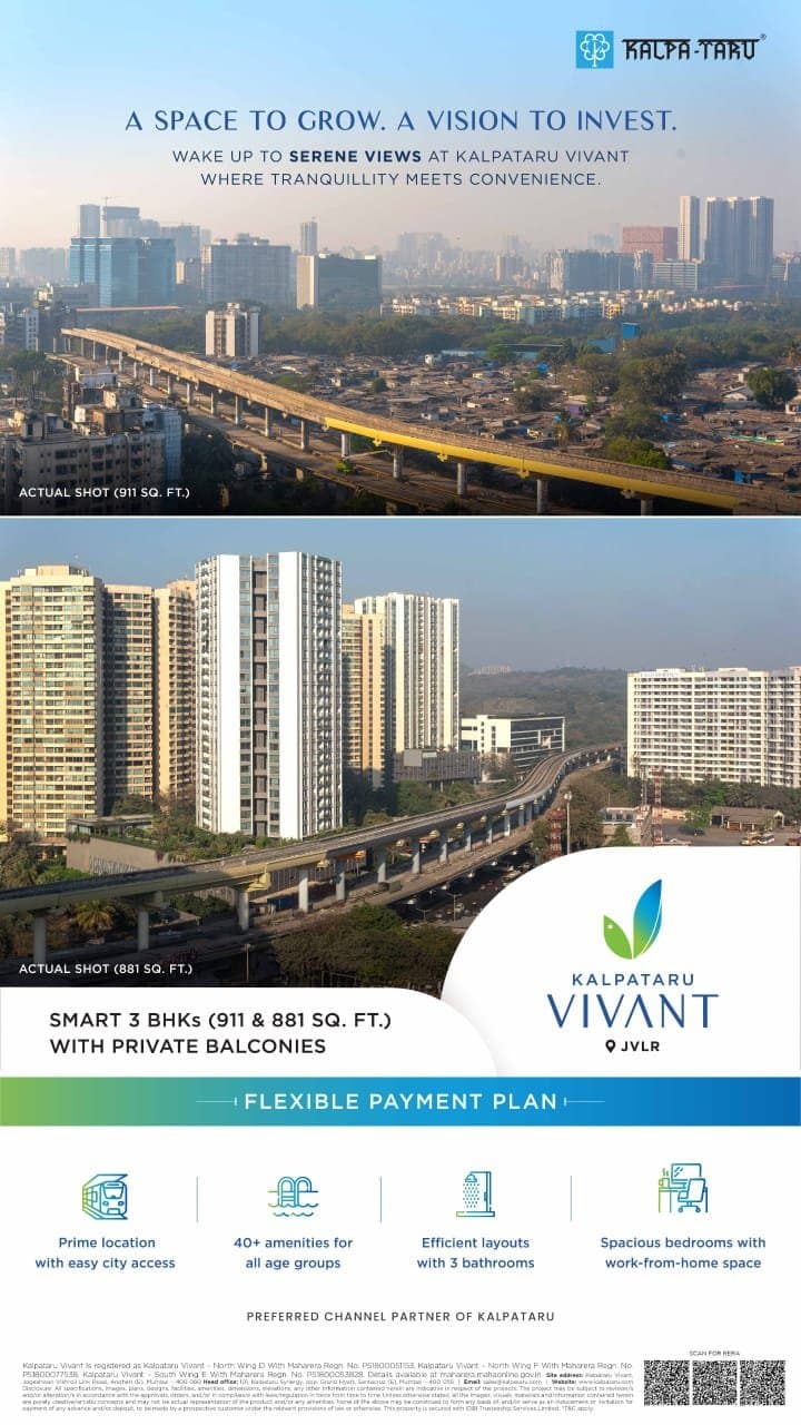 1 BHK Kalpataru Vivant, Jogeshwari East, JVLR, Mumbai - Photo 1