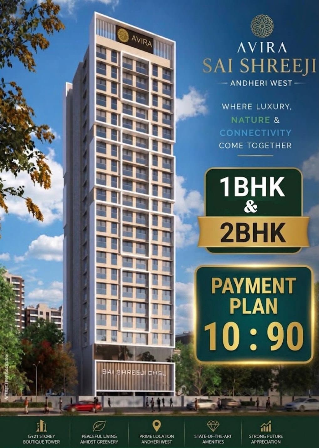 Duplex Avira Sai Shreeji, Model Town, Andheri West - Photo 1