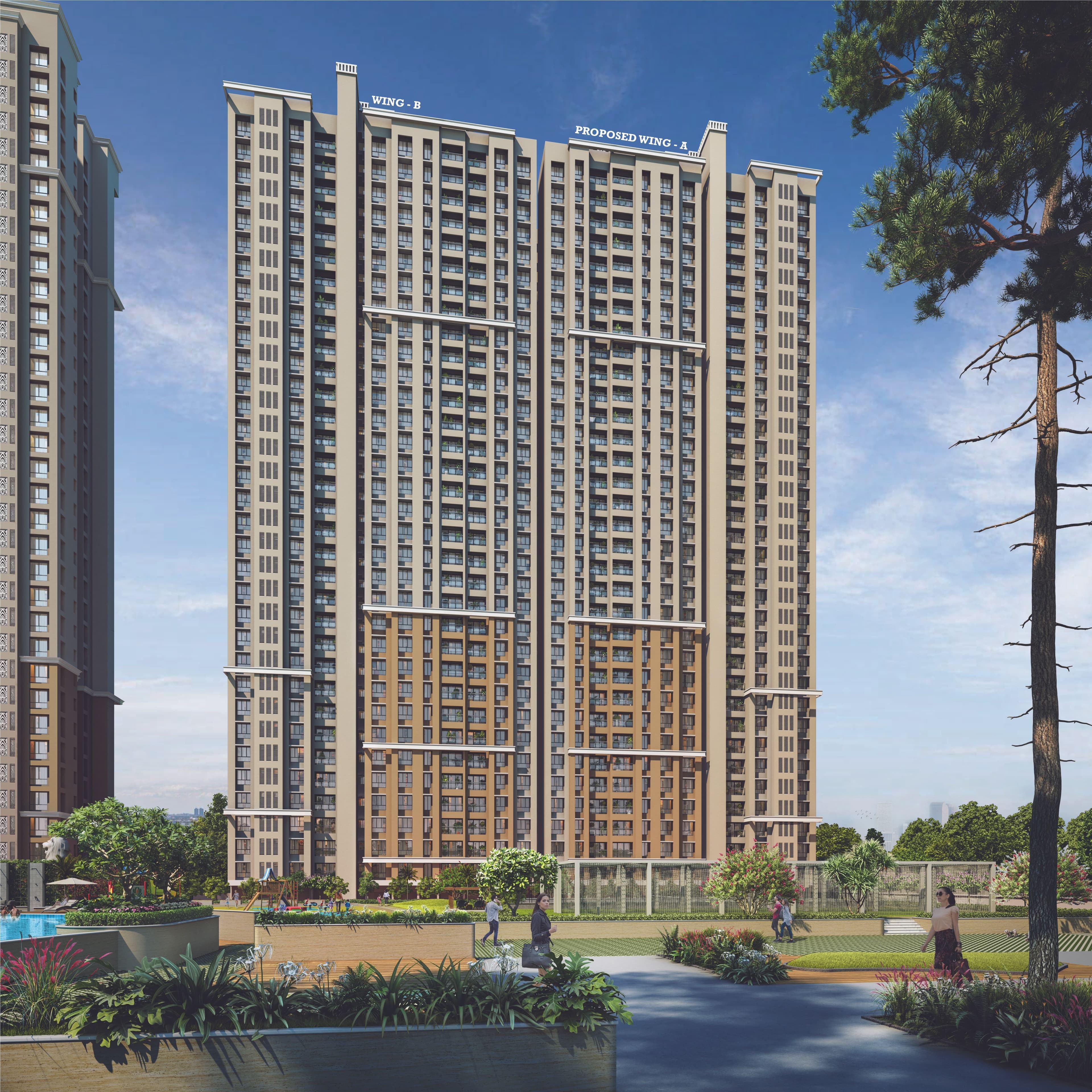 2 BHK, 3 BHK Dosti Olive (Dosti West County - Phase 5), Balkum, Thane West — 1.33 Cr onwards