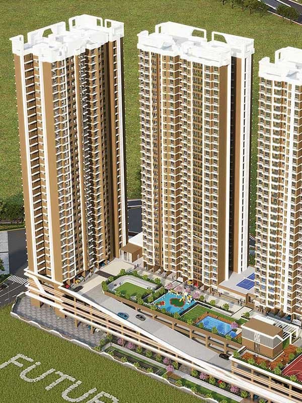 2 BHK, 3 BHK Dosti Tulip - C (Dosti West County), Balkum, Thane West — 1.3 Cr onwards