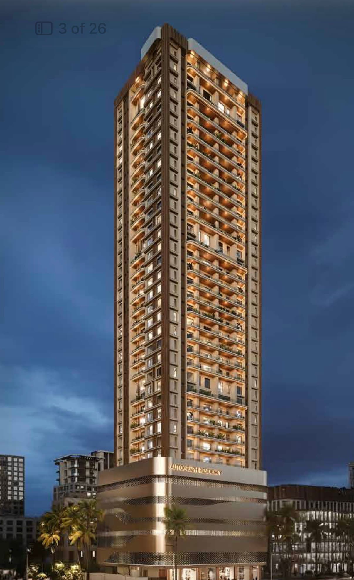 3 BHK, 4 BHK, 5 BHK, Signature Penthouse Autograph Residency, Oshiwara, Andheri West — 3.29 Cr onwards