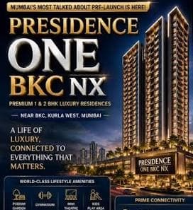 2 BHK Presidency One (BKC NEX), Kurla West, 1.68 Cr onwards
