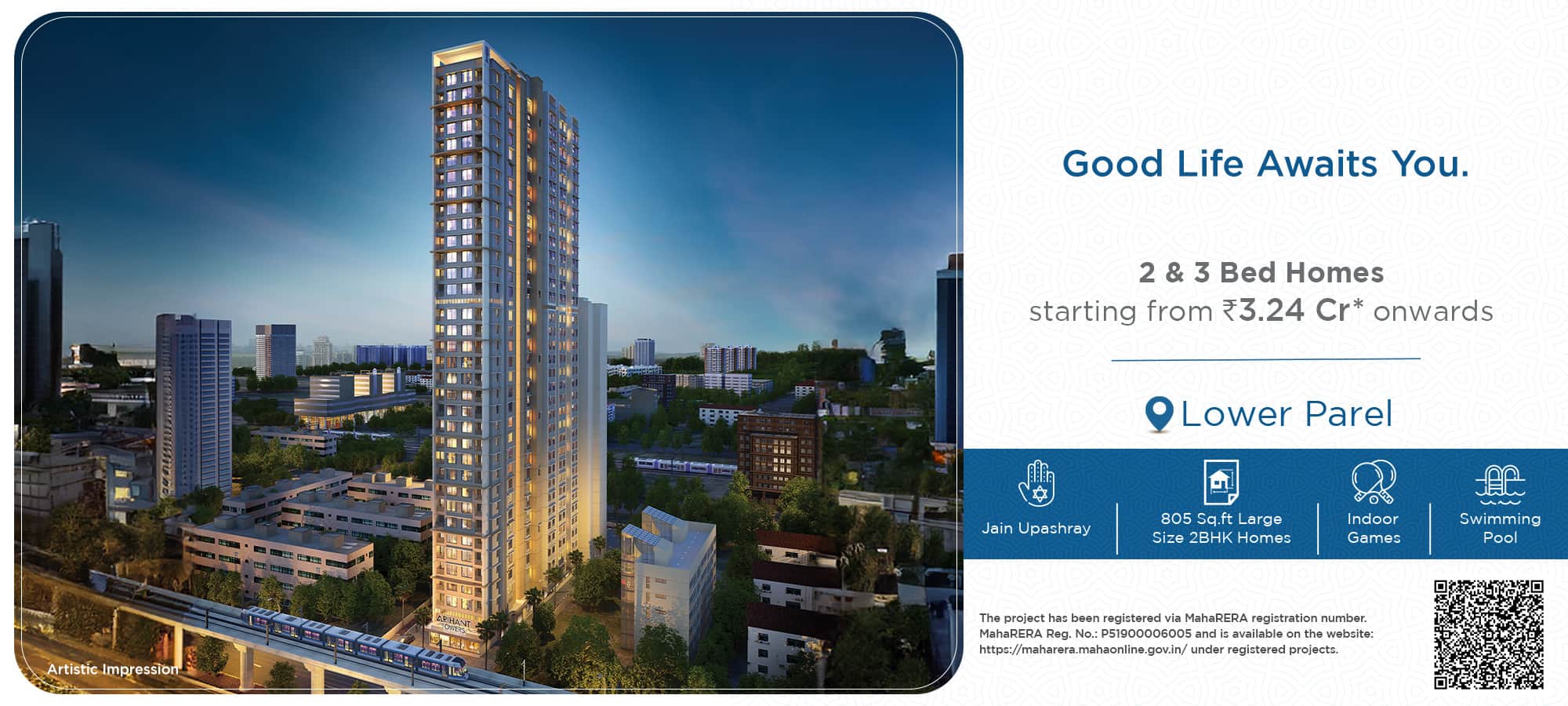 Arihant Towers, Lower Parel